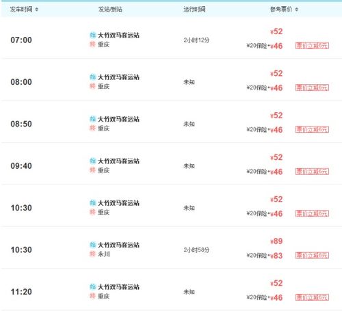 大竹至汕头多少钱汽车票(大竹至汕头的汽车票价详解)