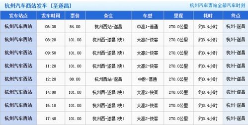 婺源到遂昌县汽车票多少(婺源到遂昌县汽车票价详解，费用、行程与更多信息)